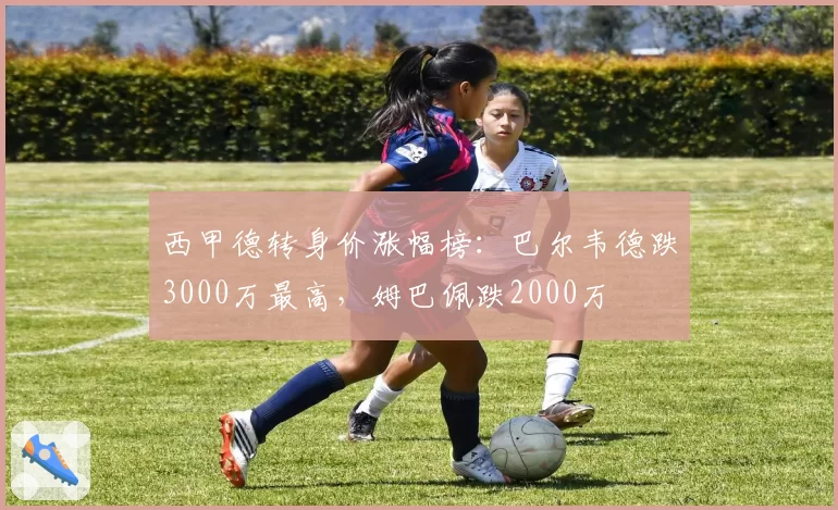 西甲德转身价涨幅榜：巴尔韦德跌3000万最高，姆巴佩跌2000万